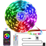 QZYL Smart LED Light Strip Housewarming Gift, Peel-and-Stick RGB Lighting for Any Room