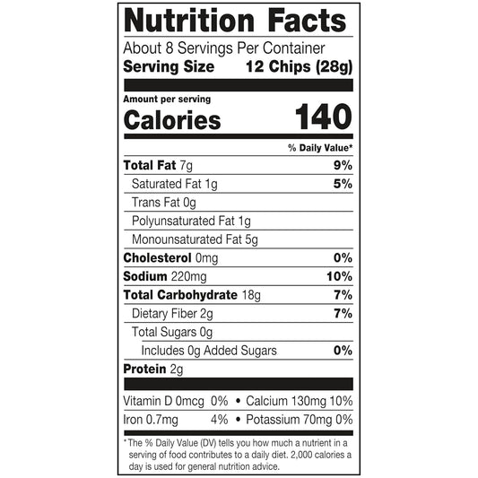 made with organic whole ground corn as the base ingredient