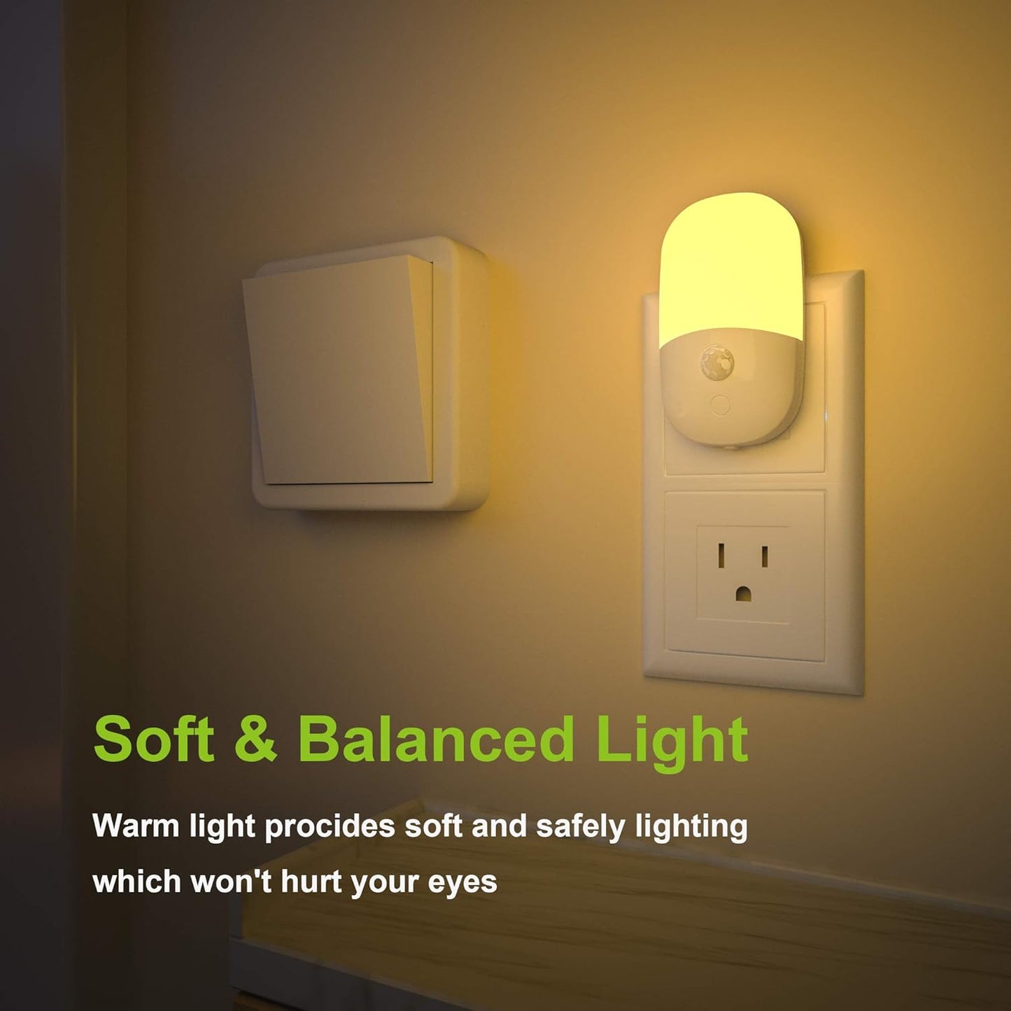 MAZ-TEK Motion Sensor Night Light – Less is More Lighting Solution for Clean Modern Interiors