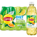 Lipton Citrus Green Tea Ready-to-Drink 12-Pack – Simple, No-Prep Beverage for an Uncluttered Kitchen Counter Routine
