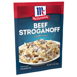 McCormick Beef Stroganoff Seasoning Mix – Compact Flat-Storing Seasoning Pouch for Small Kitchens