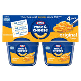 Kraft Gluten Free Original Mac & Cheese 4-Pack – Clean-Ingredient Pantry Staple for Wellness-Minded Meal Planners, Microwave-Ready