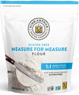 King Arthur Gluten-Free Flour – Resealable 3-lb Bag for Batch Baking Efficiency in Small Home Baking Stations
