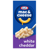 Kraft White Cheddar Shell Macaroni – Streamlined Weeknight Meal in One Box, 7.3 oz