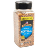 McCormick Grill Mates 25% Less Sodium Montreal Steak Seasoning for Outdoor Grill Areas, Coarse Pepper and Garlic Blend for Steak and Burgers