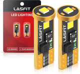 LASFIT T10 168 LED Interior Bulbs, Simple 1:1 Halogen Swap with No Dashboard Errors