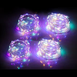 Mandiq Multicolor Battery Fairy Lights as Housewarming Gift, 4 Pack 10ft String Lights for New Home Warm Glow