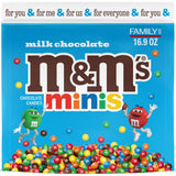 M&M'S MINIS Mini Chocolate Candies – Quick Pantry Pick-Me-Up for Home Office Focus and Energy, 16.9 oz Resealable