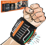 Magnetic Wristband for Drill Bits and Nails – Hands-Free Fastener Access for Contractors on the Job Site, 1680D Polyester