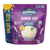 Lundberg Organic Jasmine Rice 17.3 oz – Neutral-Toned Flexible Pouch for Intentional, Less-Is-More Kitchens