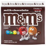 M&M'S Chocolate Candy for Break Room and Conference Snacking – 18 oz Resealable Bulk Bag