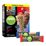 KIND Kids School Friendly Oat Bars Variety Pack – 100 Percent Whole Grain, Non-GMO Lunchbox Snack for Health Conscious Parents