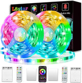 L8star Wireless LED Strip Lights – Smoke Free, No Wax Drip Mood Light for Homes with Pets, Kids, and Allergy Sensitive Rooms