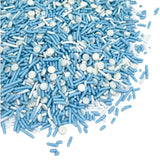 Manvscakes Blue Star Sprinkles – Holiday Dessert Display Garnish for Gingerbread House Stations