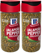 McCormick Crushed Jalapeño Pepper, 1.37 oz — Travel-Friendly Heat for Camping and Picnics, No Refrigeration Needed