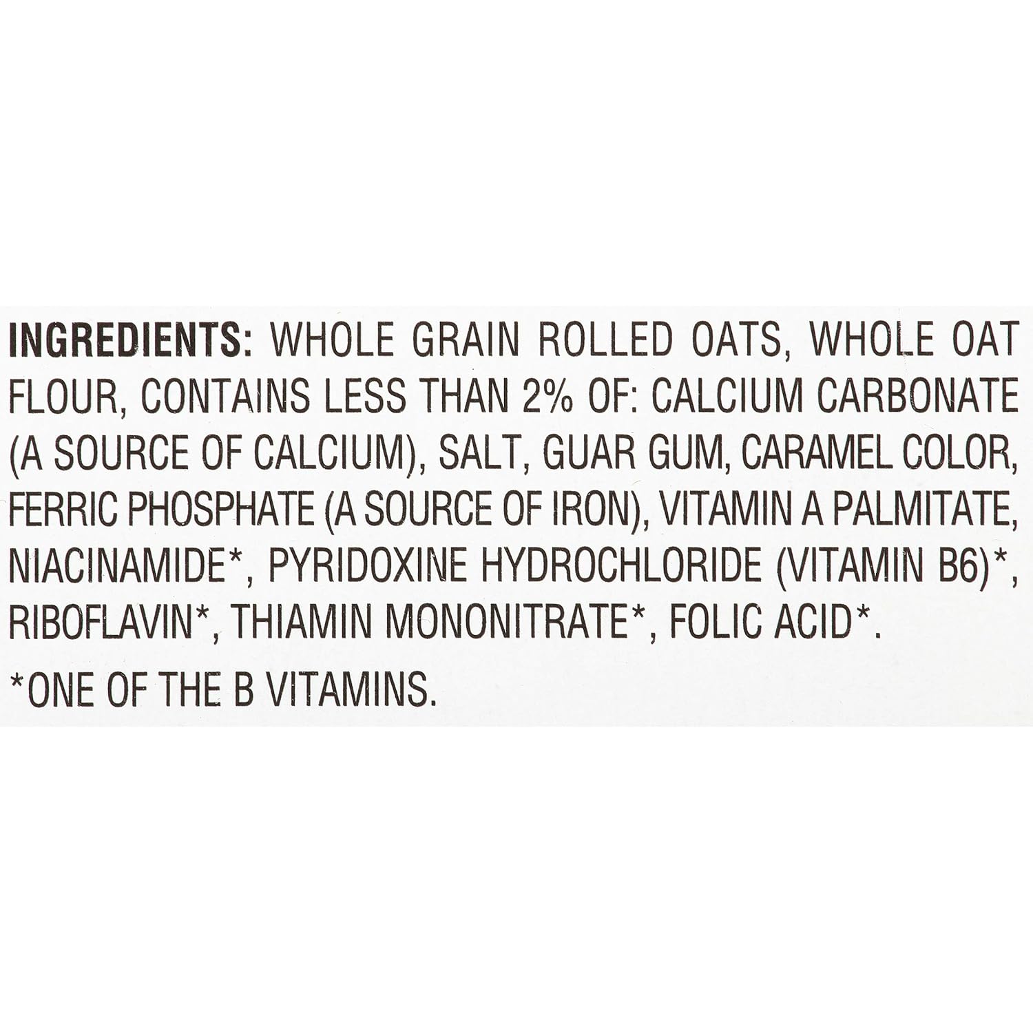100% irish oats with no trans fat and no saturated fat