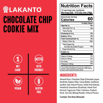2g net carbs and 45 calories per serving