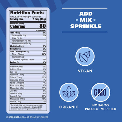 4.5g omega-3 and omega-6 per 15g serving