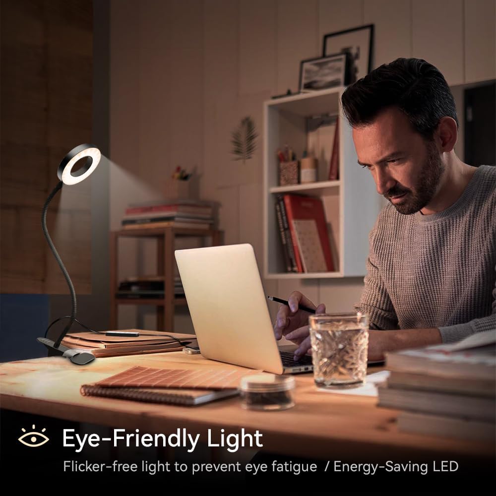Adjustable Warmth LED Lamp – Bedside Reading Light for Nightly Wind-Down and Self-Care Rituals
