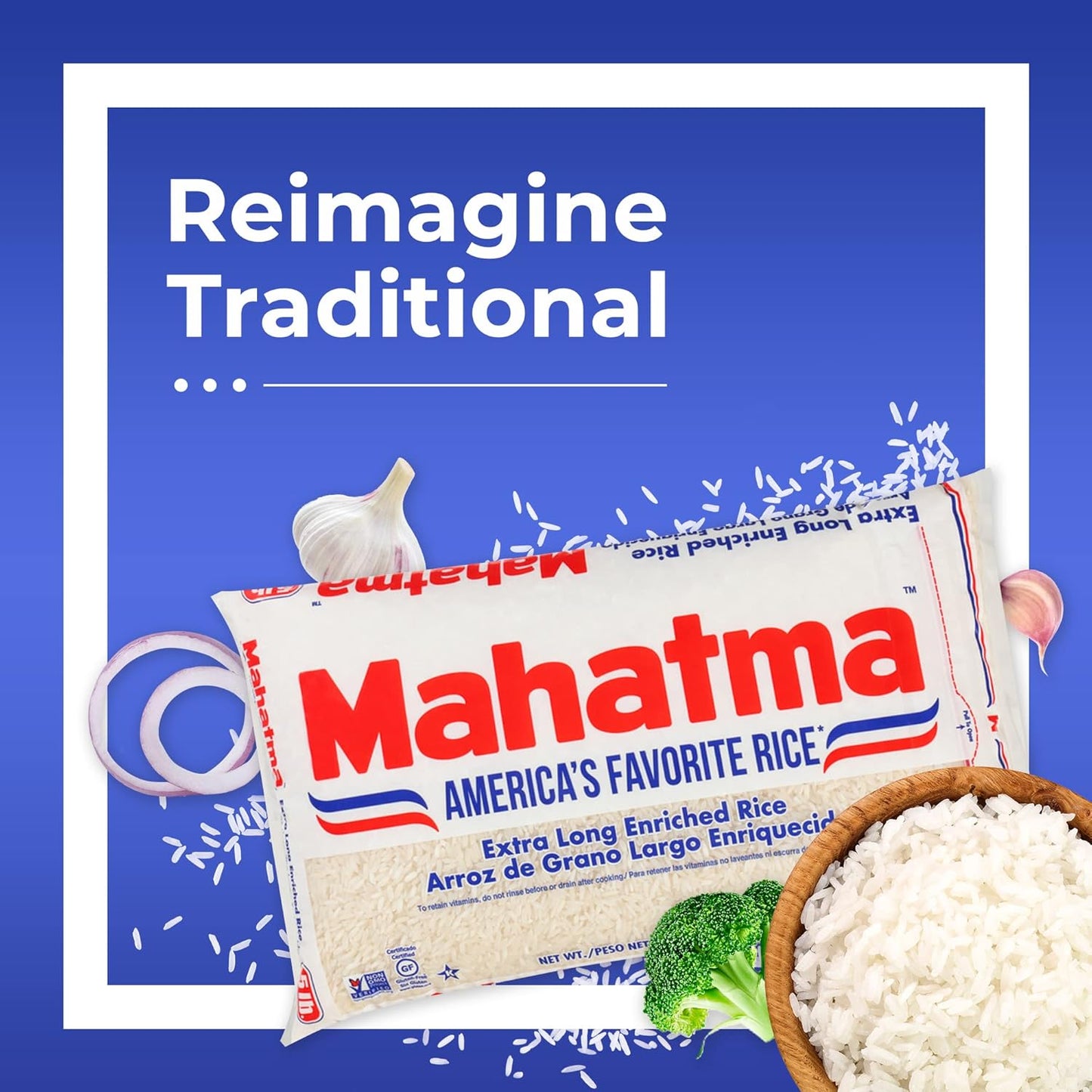 available in 2 lb, 5 lb, and 10 lb bag variants for single cooks to large families