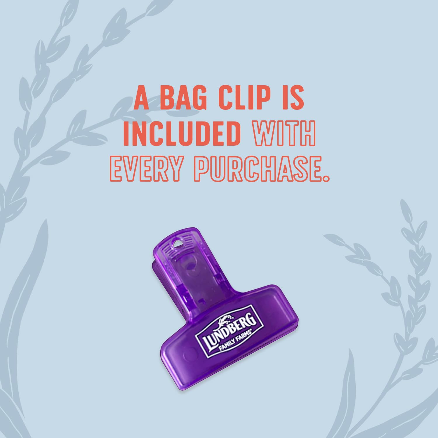 chip clip re-closable bag for freshness