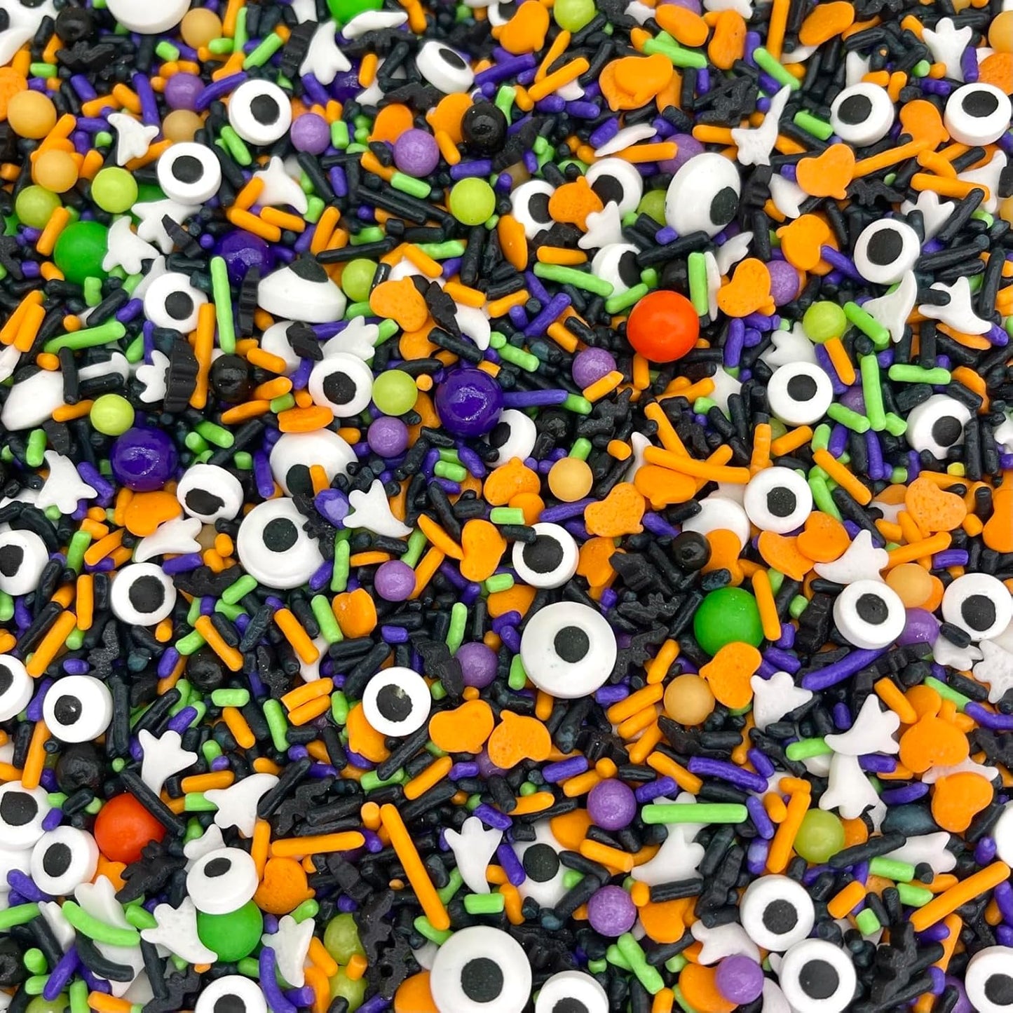 chocolate sixlets for crunch and rich color contrast