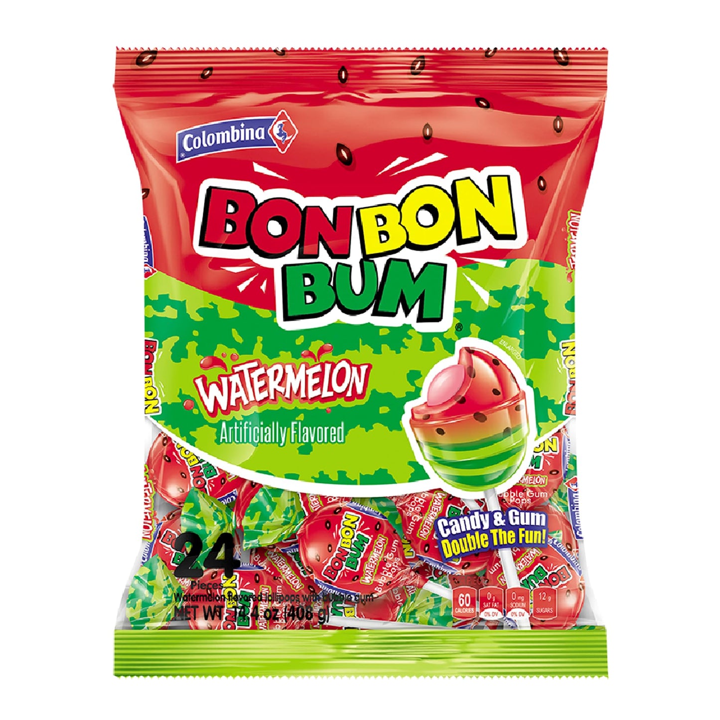 Colombina Bon Bon Bum Lollipops – Vintage Tiger Pops Era Tropical Hard Candy Gift Set for Candy Connoisseurs and Latin Diaspora Care Packages