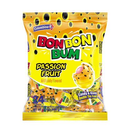 Colombina Bon Bon Bum Lollipops – Vintage Tiger Pops Era Tropical Hard Candy Gift Set for Candy Connoisseurs and Latin Diaspora Care Packages