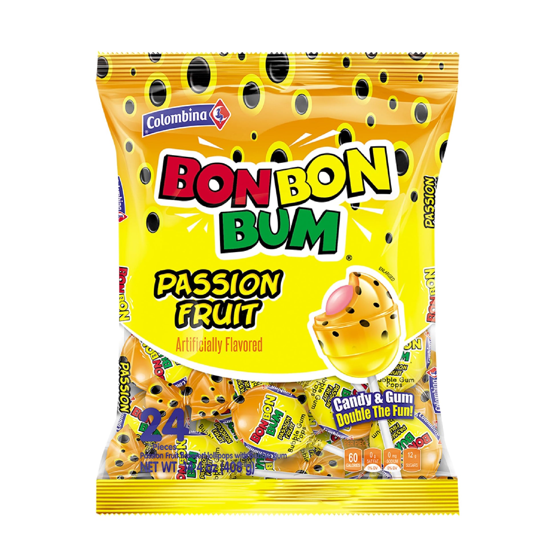 Colombina Bon Bon Bum Lollipops – Vintage Tiger Pops Era Tropical Hard Candy Gift Set for Candy Connoisseurs and Latin Diaspora Care Packages