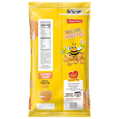 crunchy o-shaped pieces that hold up in milk