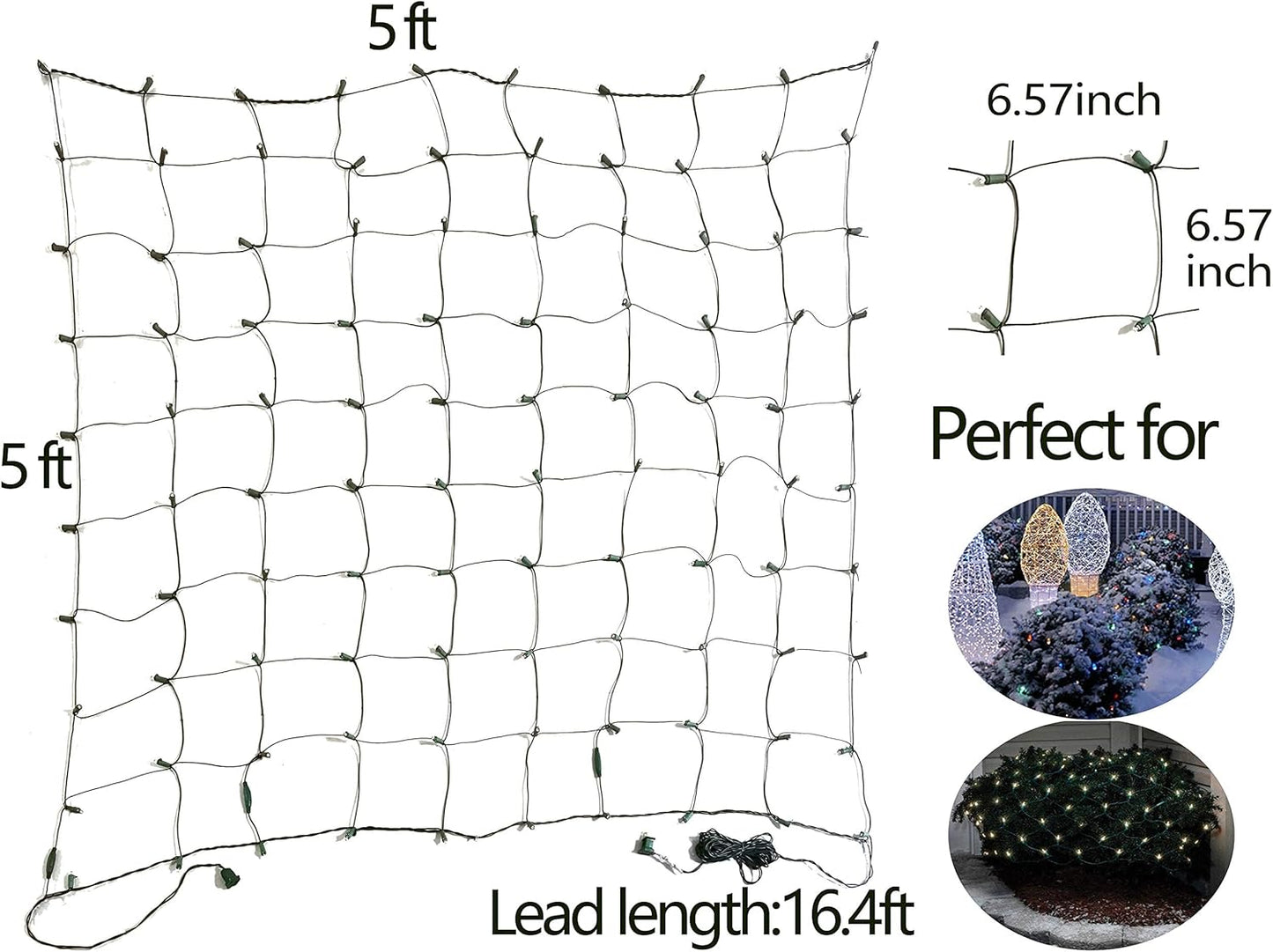 FestoonNET Pro – Housewarming Gift Idea, Connectable Mesh Christmas Lights for New Homeowners