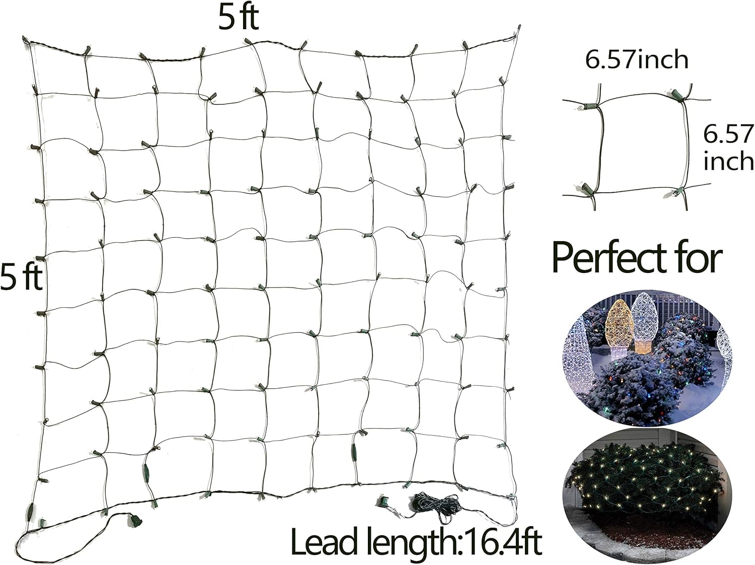 FestoonNET Pro – Housewarming Gift Idea, Connectable Mesh Christmas Lights for New Homeowners