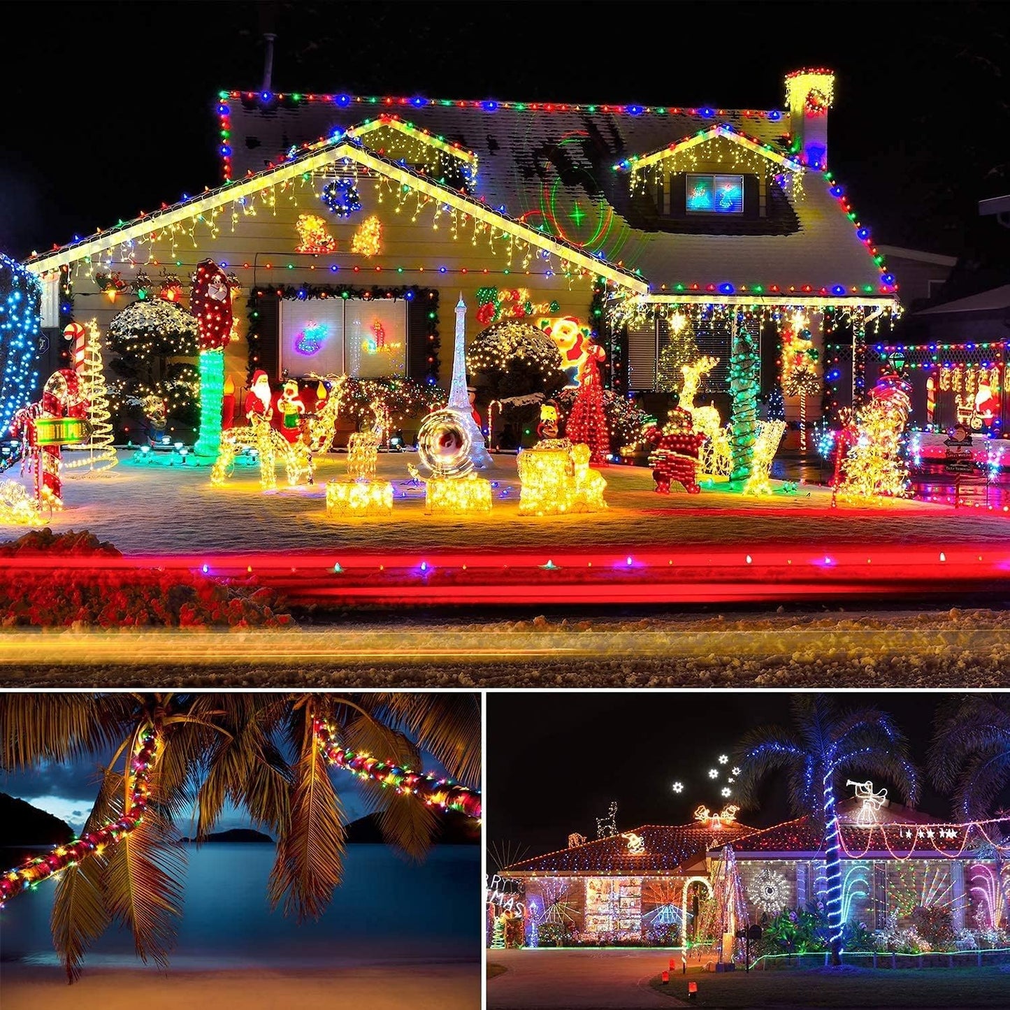 Flexible Waterproof String Lights 40Ft 8 Modes as Holiday Gift for Her Valentine's Day and DIY Decorator Present