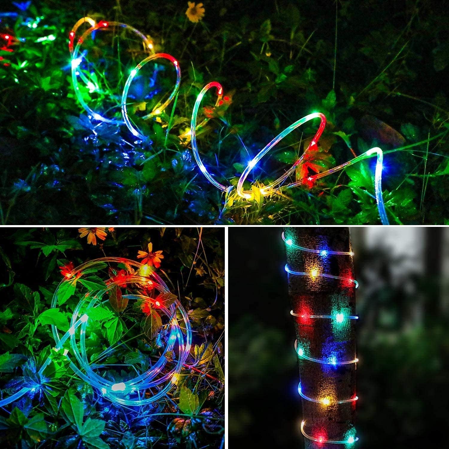 Flexible Waterproof String Lights 40Ft 8 Modes as Holiday Gift for Her Valentine's Day and DIY Decorator Present
