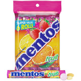Mentos Candy Roll – Desk Drawer Breath Freshener for Work, Compact Chewy Mint 6 Count for Focus and Cravings