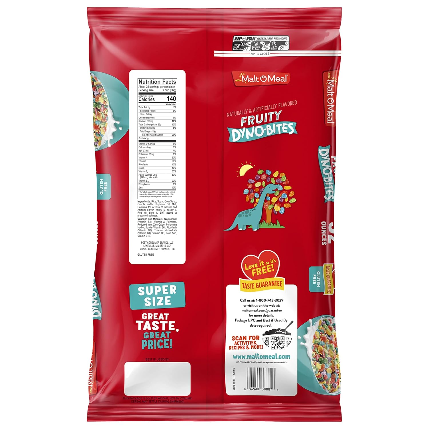 fruity flavor profile familiar to fans of mainstream fruit cereals