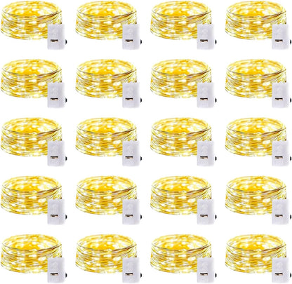 GlowNook Micro LED Lights – Intentional Living Room Decor, Flexible 7ft Wire That Disappears Into the Space