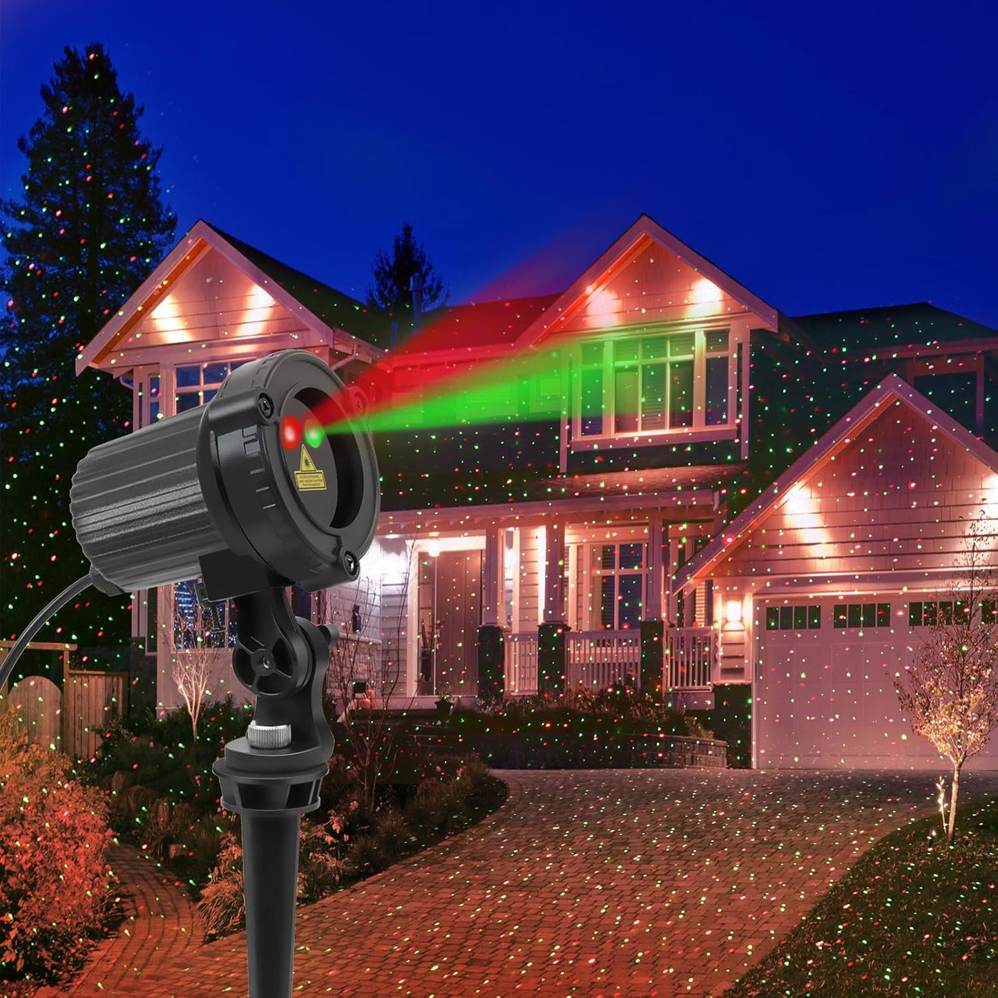 Holiday Star Light Projector – Housewarming Gift Idea with Zodiac Patterns and RF Remote