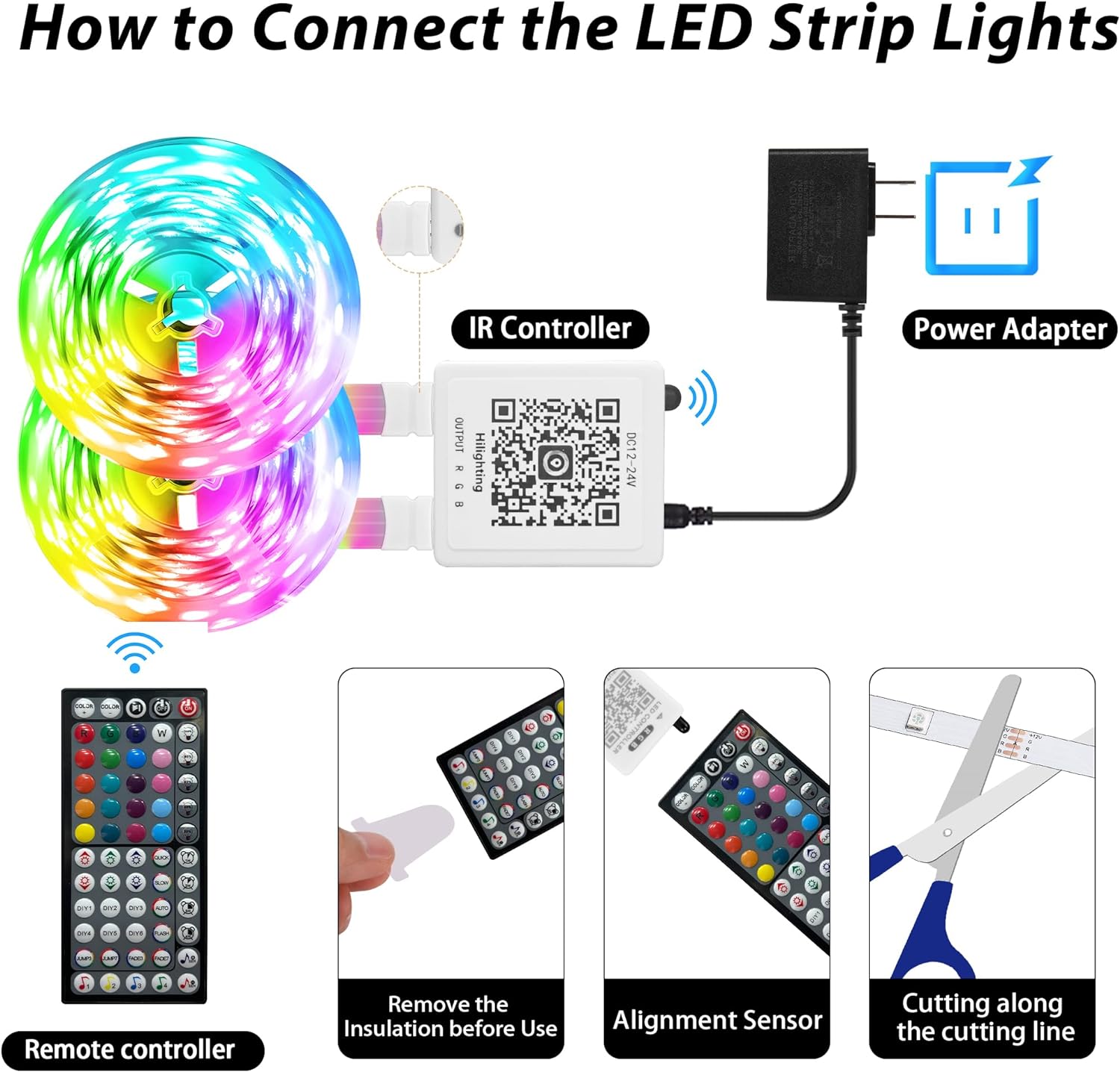 KeepEvol 150ft Smart RGB Light Strip – Ready-to-Gift Room Decor for Her, Him, and Anyone Who Loves Aesthetic Spaces