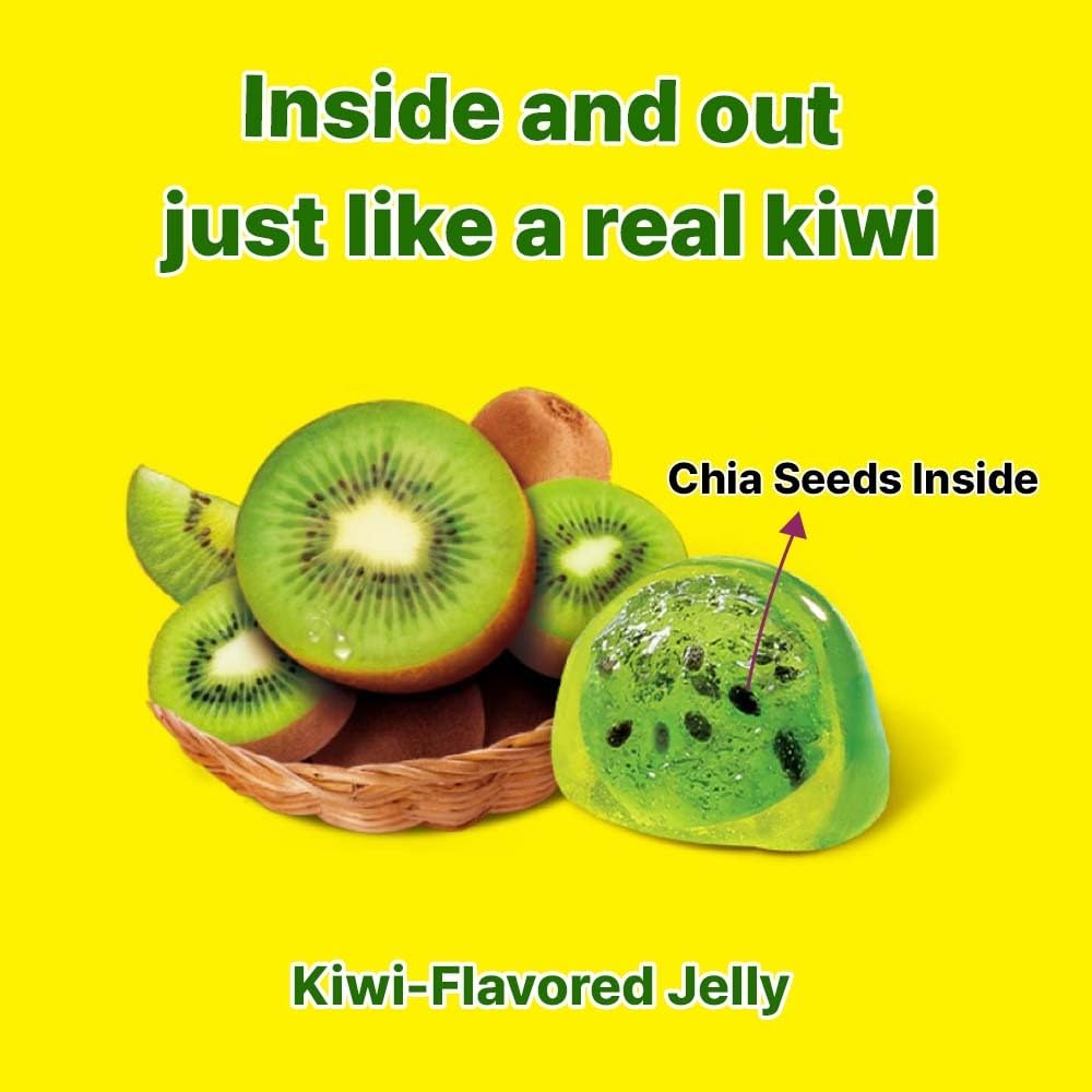 Kidsmania Korean Fruit Jelly Candy – Grab-and-Go Chewy Gummy Snack for Commuters and Road Trips