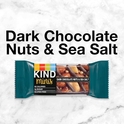 KIND Minis Dark Chocolate Cherry Cashew – Non Melting Road Trip Snack for Travel Cup Holder