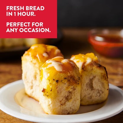 King Arthur Baking Company Pull-Apart Garlic Bread Mix Kit – Streamlined Baking Kit with No Extra Ingredients Needed