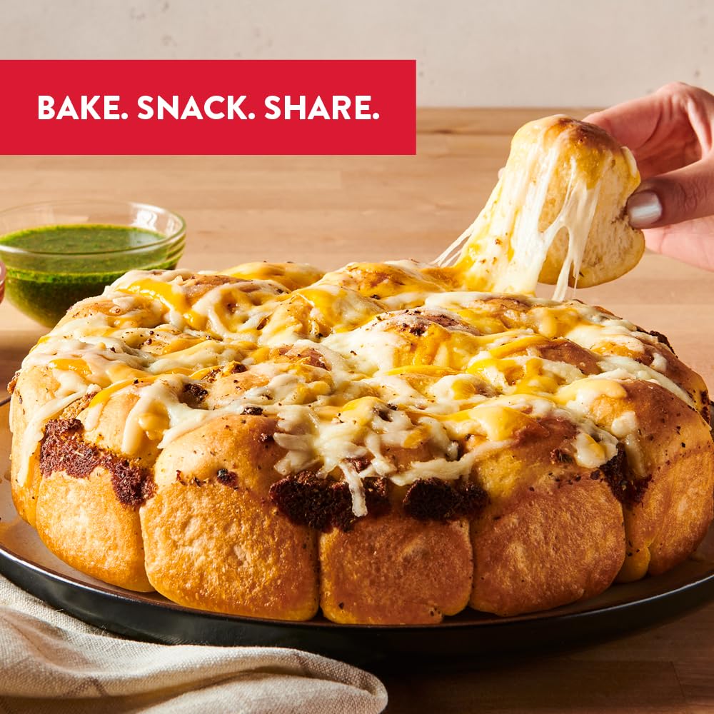 King Arthur Baking Company Pull-Apart Garlic Bread Mix Kit – Streamlined Baking Kit with No Extra Ingredients Needed