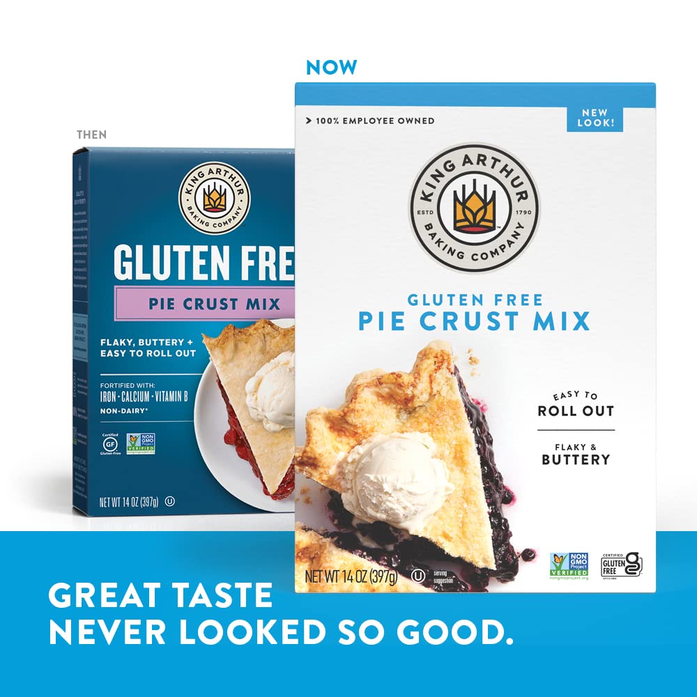 King Arthur Gluten Free Pie Crust Mix – Allergen-Inclusive Crust for Shared Family Dessert Tables