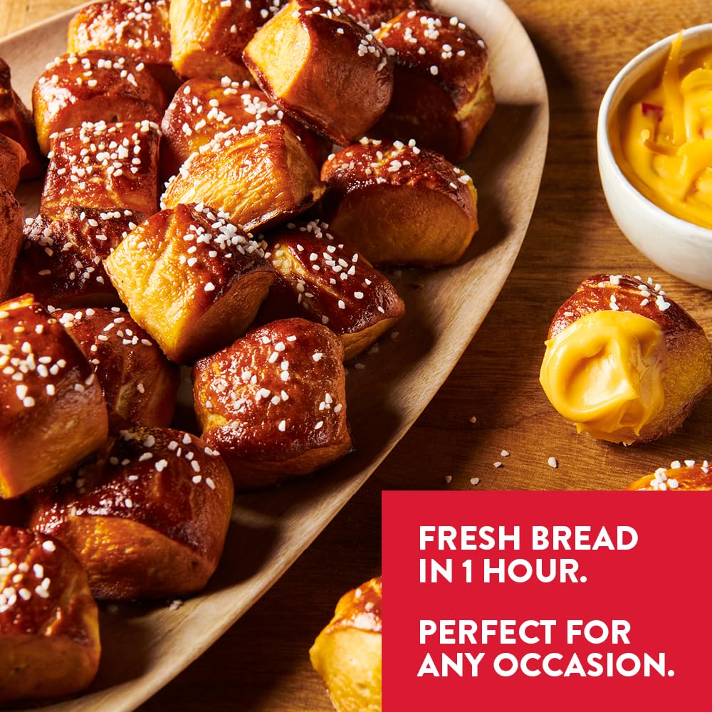 King Arthur Soft Pretzel Mix – Quick Prep Baking Kit for Last-Minute Entertaining and Hosting