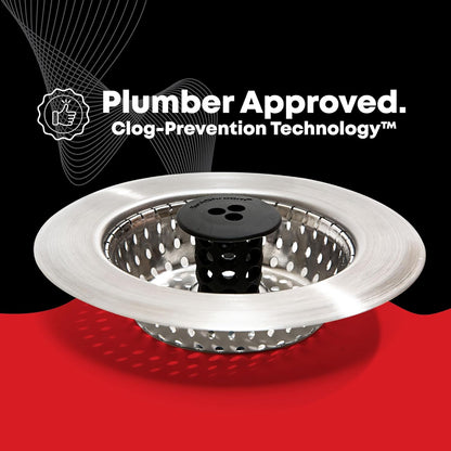 Kitchen SinkShroom Award-Winning Stainless Sink Strainer for Cohesive Kitchen Decor