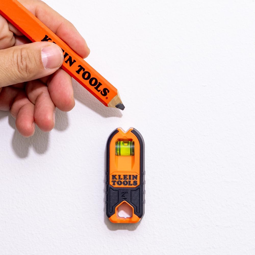 Klein Tools Battery-Free Magnetic Stud Finder for Hazard-Free Remodeling, Detects Screws and Avoids Plumbing Behind Drywall