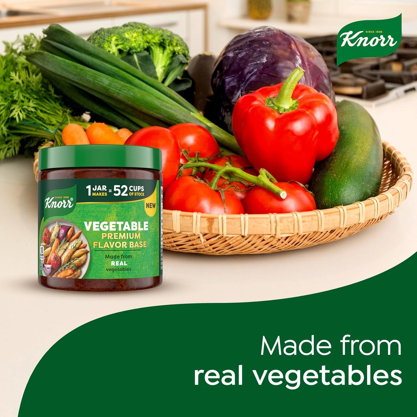 Knorr Premium Plant-Based Stock Concentrate for Vegan and Vegetarian Home Cook Gift Giving