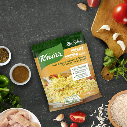Knorr Rice Side Dish Creamy Chicken – Streamlined Weeknight Prep for Clutter-Free Cooking