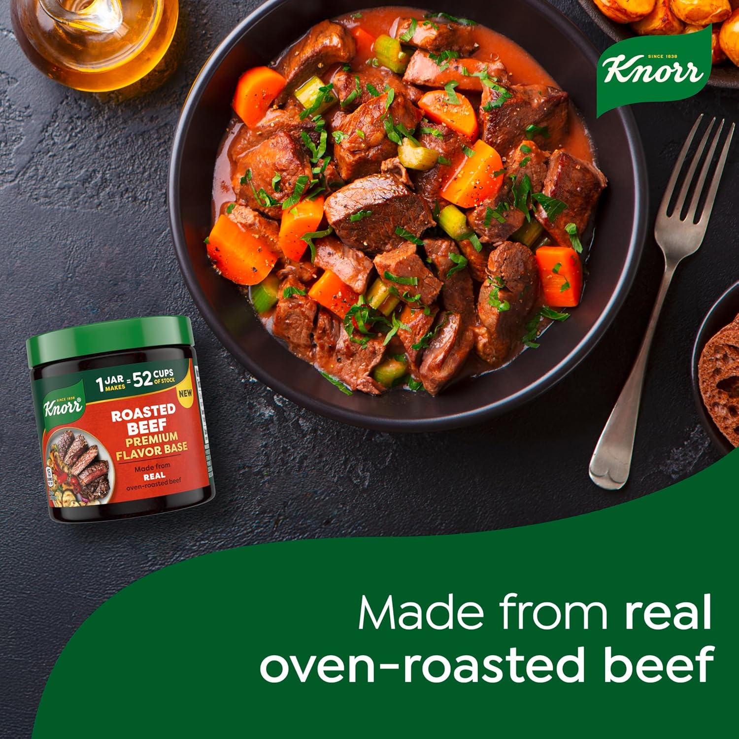 Knorr Roasted Beef Powder – Compact, No-Refrigeration Stock for Tiny Home and Travel Kitchens